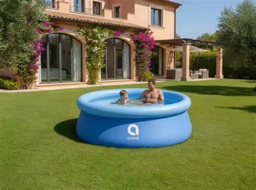 Making a splash and memories. Perfect day.💦 #Avenli #Pool #DadAndMe #BackyardVibes | Avenli