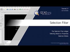 QCAD - 2.7 Selection Filter
