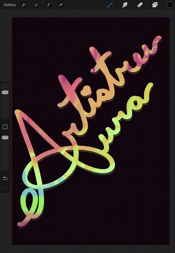 Calligraphy on Procreate tutorial ❤️ #art #drawing #artist #procreate