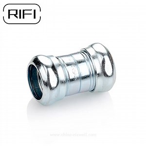 [Hot Item] 3/4 Inch, 1 Inch Steel EMT Codnuit Compression Coupling