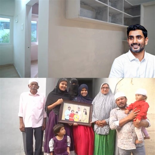 A Promise Kept! 🏠 Nara Lokesh Builds New Home for Muslim Family in Mangalagiri #Viral #Trending