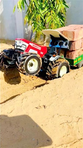 Rc tractors stunts and loading,unloading power