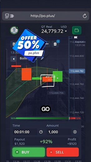 Bollinger Bands Bounce Strategy | Easiest Way to Trade Binary Options Accurately #BollingerBands
