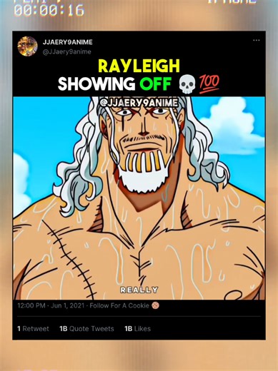 Rayleigh Displaying Skills in One Piece
