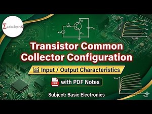 Common Collector Transistor Input and Output Characteristics Explained
