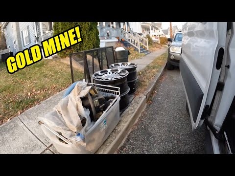 Hitting The Trash Picking JACKPOT!