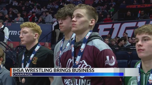 IHSA wrestling state championships return to Champaign, bringing nearly $6M to community