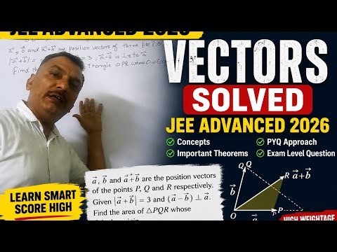 Vectors pyq of jee advance 2026