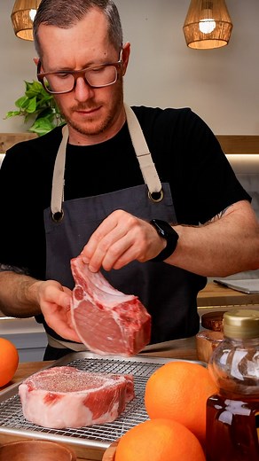 Ryan Carter 🍻 on Instagram: "Orange Pepper Pork Chops with @madein #Ad #MadeInPartner . Pan-seared bone-in pork chops with a sticky, citrusy orange pepper pan sauce. Check out the Made In Black Friday sale by clicking the link in my bio. They have their best deals of the year with items up to 30% off. INGREDIENTS *Makes about 4 servings PORK CHOPS + 4 bone-in pork chops (1.25–1.5 inches thick) + 1½ tsp kosher salt + 1 tsp coarse black pepper + ½ tsp garlic powder + Neutral oil (for searing) ORA