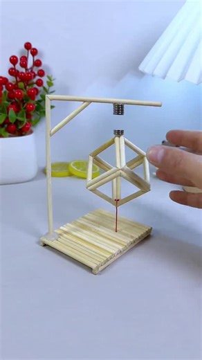 paper crafts creator on Instagram: "Magnetic Popsicle Stick Spinning Cube Toy #sciencetoy #magnetDIY #kidscraftideas #fblifestyle"