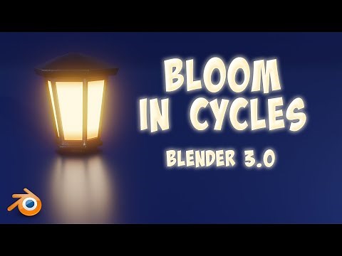 Get Emission Bloom in Cycles | Blender 3.0