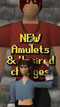 NEW Amulets & Unsired changes | #osrs #runescape