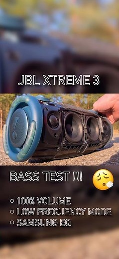 JBL XTREME 3 BASS TEST !!! 😮‍💨 #bass #jbl #speaker #satisfying