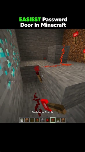 Easiest Password Door In Minecraft