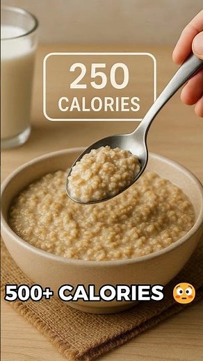 This oatmeal mistake adds 500 calories 😳