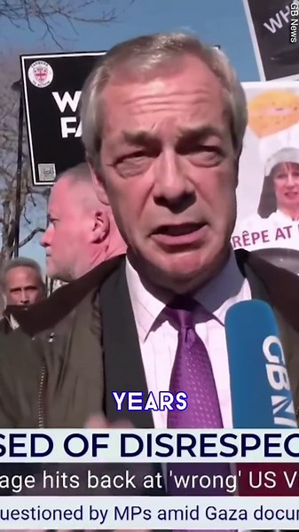 Reform UK Leader Nigel Farage SLAMS Vice President JD Vance