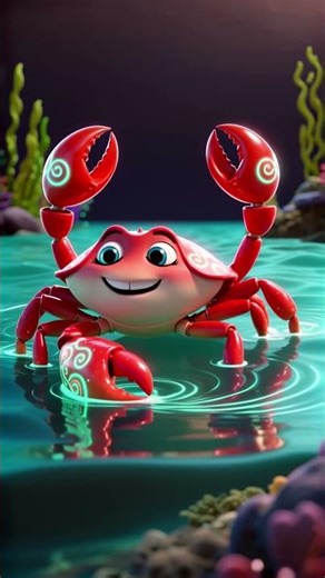 Ruby the Red Crab’s Ocean Adventure: A Glow in the Deep!