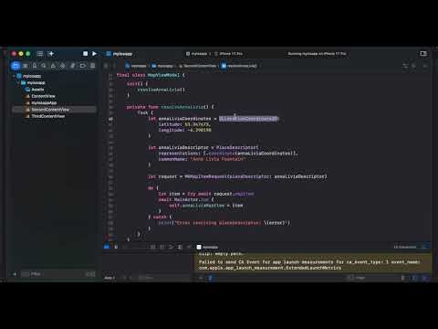 How to use Place Descriptor with GeoToolBox in MapKit with SwiftUI iOS 26