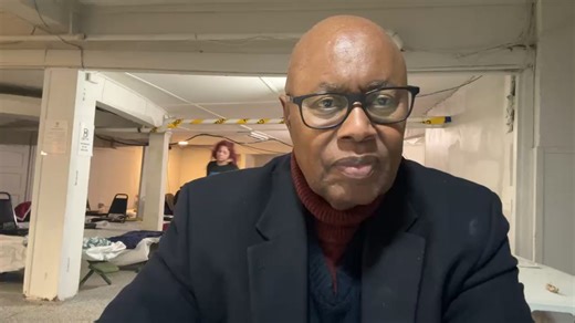 i’m at a Homeless Shelter for men that’s open up on Maffett Street in St. Louis city this is a shelter for men. It’s a private shelter open up by a church. Hope nation, Pastor Mike Robinson, who has been doing this for years ever since I started covering the Homeless he has opened up the doors of his church when the temperature got extremely cold for the homeless now it’s no exception He is in need of volunteers and also donations to help how the roughly 15 people a night who come ￼It's a 4001 M