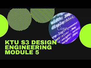 KTU DESIGN ENGINEERING MODULE 5