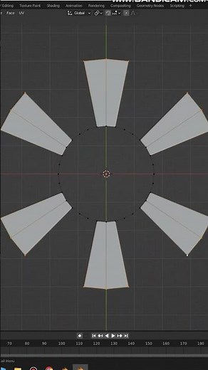 Making a Fan in Blender #shorts #blendertutorial #blender