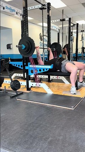 Speed Bench Press with Bands