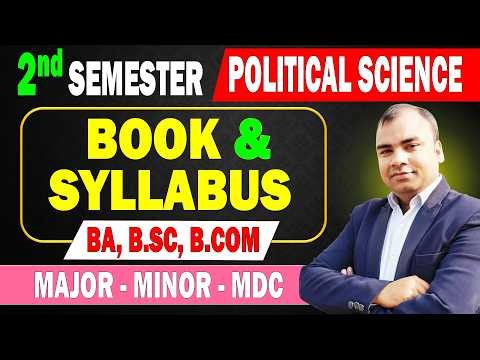 BA 2nd Semester Political Science Syllabus | MJC MIC MDC | All Bihar Universities