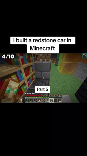 YT carvs:Part 5 // I built a redstone car in Minecraft #minecraft #carvs #goviral #fyp #clips