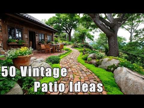 50 Rustic Vintage Garden & Patio Ideas | Timeless Countryside Charm