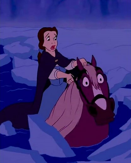 What is Belle's horse name in Beauty and the Beast(1991)?