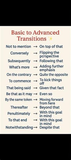 basic vs Advanced transitions
