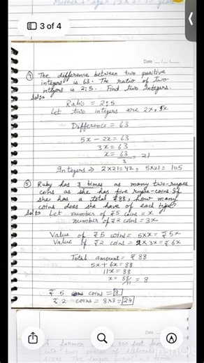Exercise 2.2, class 9, Ganit Manjari #ganitmanjari #maths