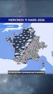 Weather forecast for Wednesday 11th to Friday 13th March 2026