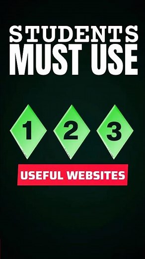 3 Useful Websites Every Student Needs