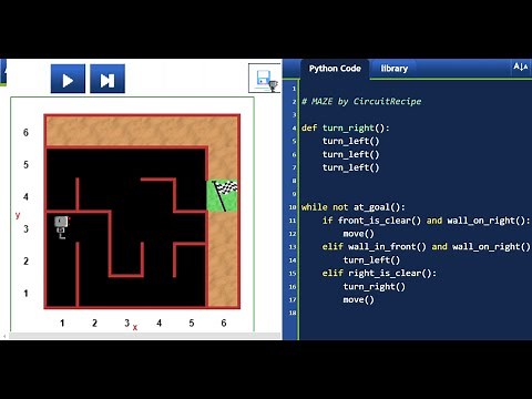 Maze Challenge in Python : Reeborg's World