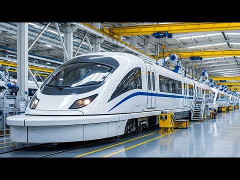 How the Maglev Train Is Built | Inside the World’s Fastest Train Factory