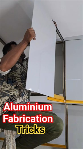 Aluminium Fabrication Tricks #youtubeshorts #woodworking #home #kitchen