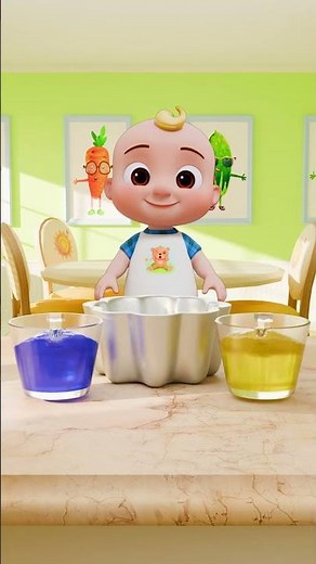 Jello FUN! What color will we make?! #cocomelon #moonbugkids #learning #fun #cartoonsforkids