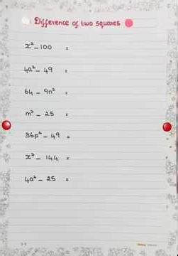 Difference of 💁 two squares #mathtalk23 #shortsfeed #shortsviral #squares