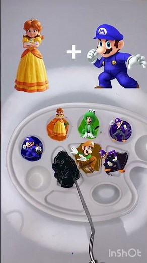 The Mario Character Mix Challenge! Who Will Appear? #colors #supermario #coloring