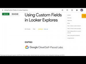 Using Custom Fields in Looker Explores GSP983