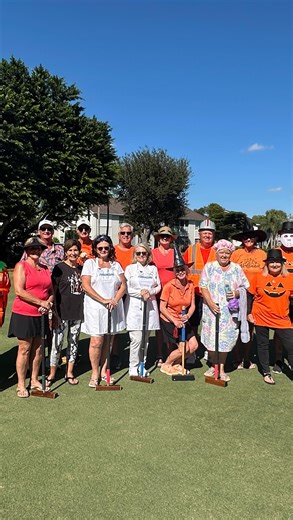 🎃 Croquet Halloween Fun at The Strand! Our croquet season opener was a blast! Members in creative costumes played a fun and competitive game of croquet, kicking off the season in style. Thanks to everyone who joined the fun! #theclubatthestrand #croquet #halloweenparty #seasonopener # | The Club at The Strand