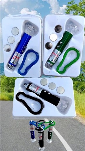 Three mini leser light multifunction torch unboxing and testing #shortsfeed #unboxing #viralvideos