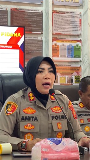 Kapolres Ternate AKBP Anita Ratna Yulianto pimpina rilis akhir tahun 2025. Laporan wartawan TribunTernate Rabu (31/12/2025) | Tribun Ternate