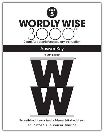 Wordly Wise 3000 Book 5 Key (4th Edition; Homeschool  Edition)