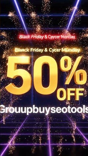 Exploding Topics Black Friday Cyber Monday 50% OFF Groupbuyseotools
