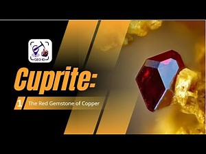 Cuprite Explained! The Deep-Red Crystal Born from Copper ✨
