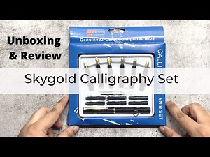 Skygold Calligraphy Set UNBOXING & REVIEW | Abhay Calligraphy