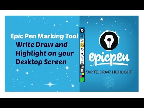 Epic Pen Marking Tool - Write Draw and Highlight on your computer Desktop Screen