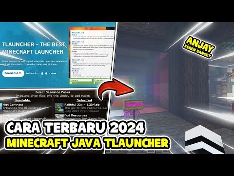 [FULL Tutorial] Cara Main Minecraft Java Gratis Pake TLauncher - Pasang Resource Pack & Shaders